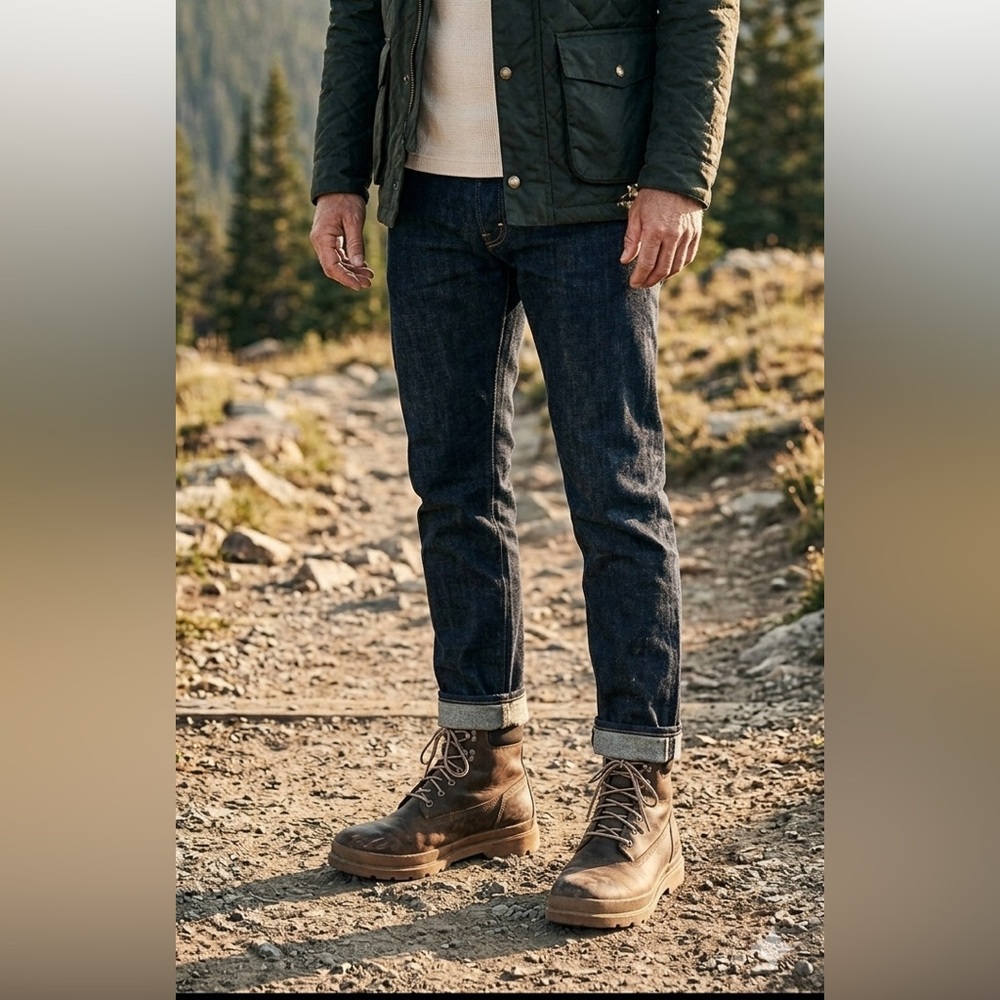 SOREL Men's Grey Brown Lace Up Leather Boots